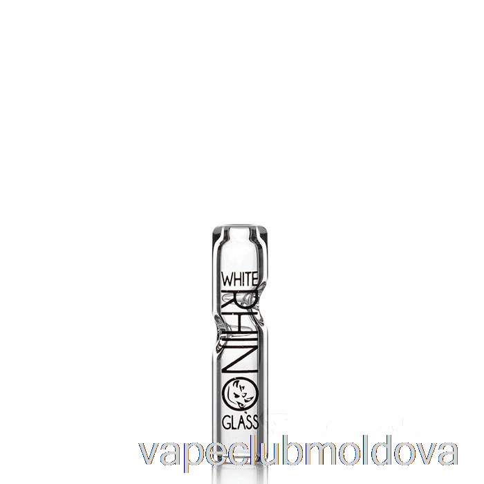 Vape Mod Vârfuri De Sticlă Rinocer Alb Vârf Rotund De Sticlă